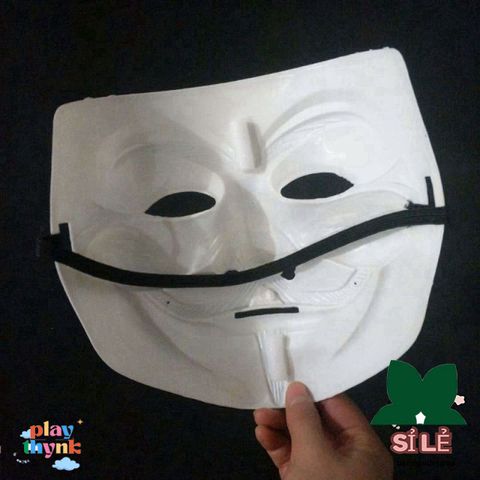 Mặt Nạ V Mask Hóa Trang Độc Đáo - Phụ Kiện Tiệc Masquerade, Halloween, Cuộc Biểu Tình, Kích Thích Sự Chú Ý