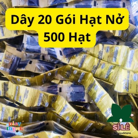 Bộ 20 Gói Hạt Nở Đa Năng 7-8mm - 500 Viên Hạt Vô Tri Dùng Trong Trang Trí và Thí Nghiệm Khoa Học