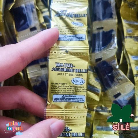 Bộ 20 Gói Hạt Nở Đa Năng 7-8mm - 500 Viên Hạt Vô Tri Dùng Trong Trang Trí và Thí Nghiệm Khoa Học