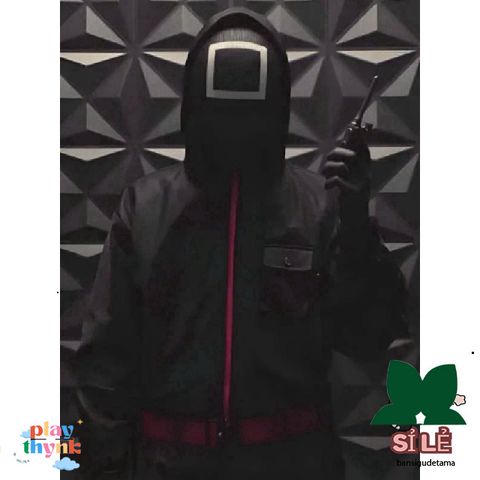 Bộ Hóa Trang Squid Game 2 - Áo, Mặt Nạ và Găng Tay - Chiếc Đồ Lễ Hội Halloween Hoàn Hảo Cho Trẻ Em và Người Lớn