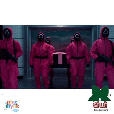 Bộ Hóa Trang Squid Game 2 - Áo, Mặt Nạ và Găng Tay - Chiếc Đồ Lễ Hội Halloween Hoàn Hảo Cho Trẻ Em và Người Lớn