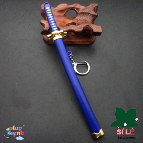 Móc Khóa Kiếm Zoro Law One Piece 16cm - Mô Hình Katana Hợp Kim Không Gỉ, Quà Tặng Fan Anime Thoải Mái và An Toàn