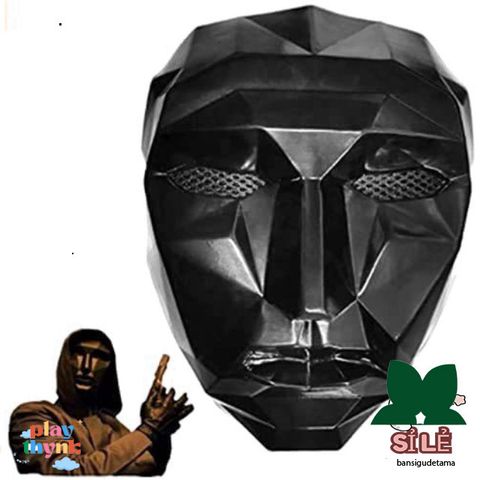 Mặt Nạ Squid Game Boss - Phụ Kiện Halloween Cho Fan Trò Chơi Con Mực - Mặt Nạ Hóa Trang Độc Đáo