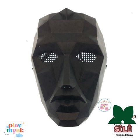 Mặt Nạ Squid Game Boss - Phụ Kiện Halloween Cho Fan Trò Chơi Con Mực - Mặt Nạ Hóa Trang Độc Đáo