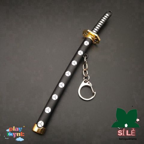 Móc Khóa Kiếm Samurai Zoro One Piece - Phụ Kiện Thời Trang Kim Loại Độc Đáo cho Fan Anime Nhật Bản