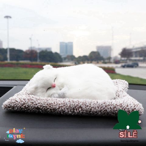 Đệm Thú Bông Hình Chó Mèo Than Hoạt Tính - Khử Mùi và Thanh Lọc Không Khí Ô Tô, Trang Trí Dễ Thương Cho Xe Hơi