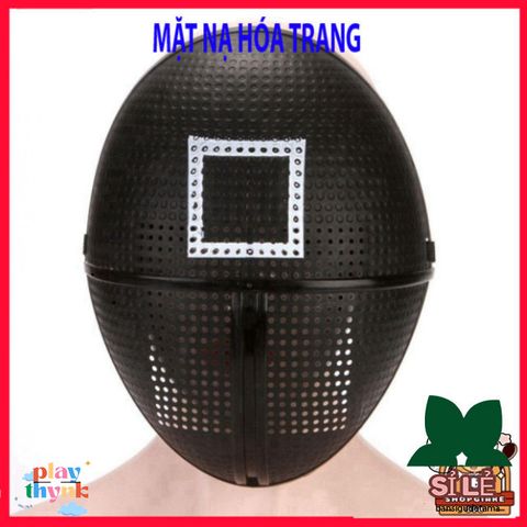 Mặt nạ Cosplay Squid Game - Mặt nạ Halloween Hình Tam Giác Vui Nhộn - Phụ Kiện Thời Trang Thú Vị