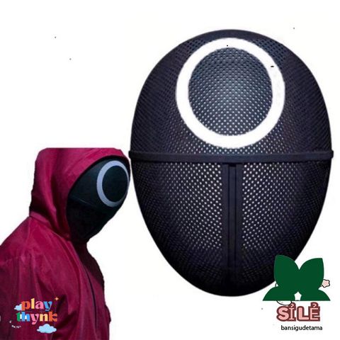 Mặt Nạ BOSS Squid Game - Phụ Kiện Halloween & Tiệc Hóa Trang Độc Đáo, Chất Liệu An Toàn, Thoải Mái cho Người Lớn & Trẻ Em