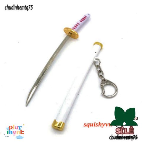 Móc Khóa Kiếm Katana Kim Loại Zoro One Piece 15.5cm Chống Gỉ - Quà Tặng Độc Đáo Cho Fan Anime