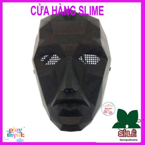 Mặt Nạ Squid Game Halloween - Phụ Kiện Hóa Trang Độc Quyền, Nhân Vật Boss Trò Chơi Con Mực, Đồ Cosplay ấn Tượng