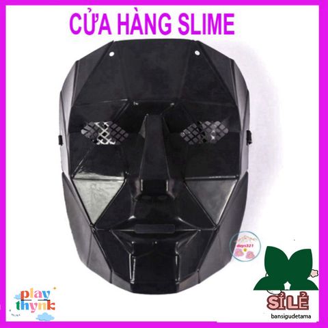 Mặt Nạ Squid Game Halloween - Phụ Kiện Hóa Trang Độc Quyền, Nhân Vật Boss Trò Chơi Con Mực, Đồ Cosplay ấn Tượng