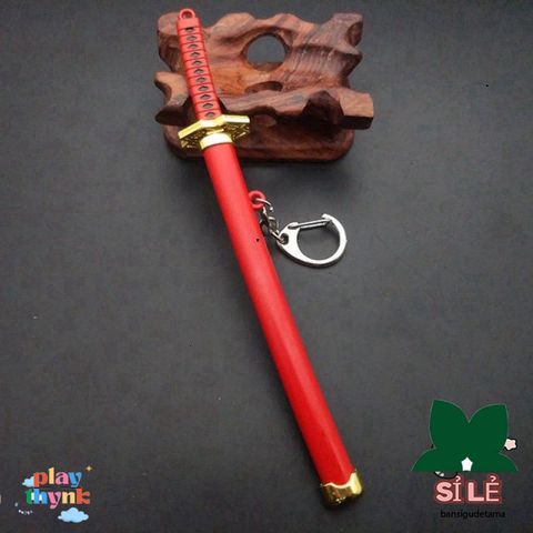Móc Khóa Kiếm Katana Zoro Law One Piece 16cm - Phụ Kiện Thời Trang Anime Hợp Kim Bền Bỉ, Độc Đáo và An Toàn