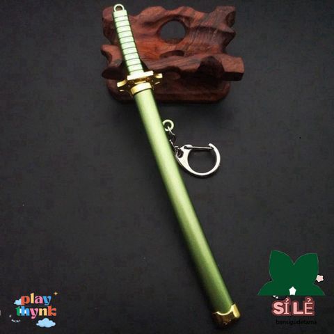 Móc Khóa Kiếm Katana Zoro Law One Piece 16cm - Phụ Kiện Thời Trang Anime Hợp Kim Bền Bỉ, Độc Đáo và An Toàn