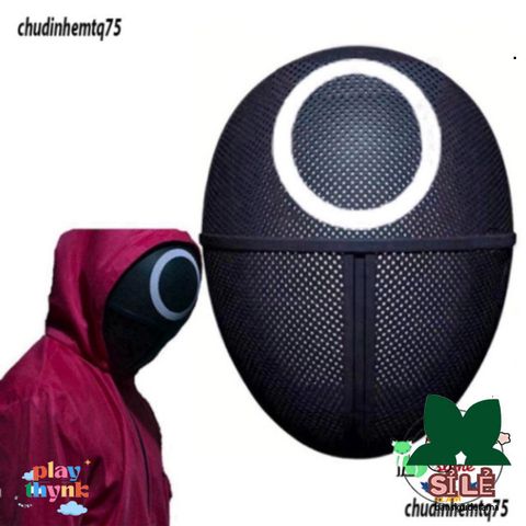 Mặt Nạ Squid Game - Phụ Kiện Halloween Thời Trang, Đạo Cụ Hóa Trang Độc Đáo Cho Lễ Hội và Cosplay