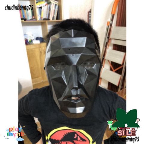Mặt Nạ Squid Game - Phụ Kiện Halloween Thời Trang, Đạo Cụ Hóa Trang Độc Đáo Cho Lễ Hội và Cosplay
