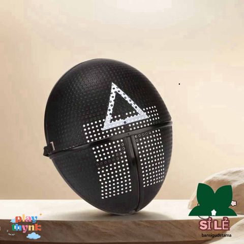Bộ 3 Mặt Nạ Halloween Trò Chơi Con Mực - Hình Vuông, Hình Tròn, Hình Tam Giác - Phụ Kiện Cosplay Độc Đáo