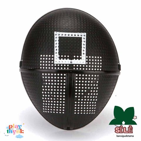 Bộ 3 Mặt Nạ Halloween Trò Chơi Con Mực - Hình Vuông, Hình Tròn, Hình Tam Giác - Phụ Kiện Cosplay Độc Đáo