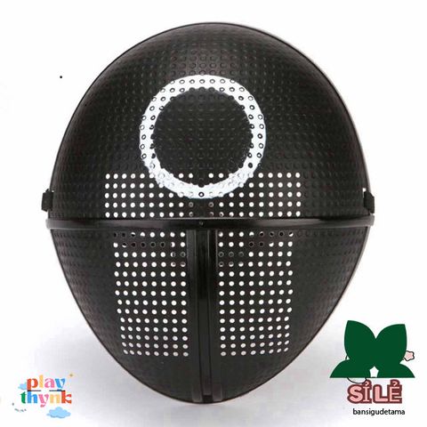 Bộ 3 Mặt Nạ Halloween Trò Chơi Con Mực - Hình Vuông, Hình Tròn, Hình Tam Giác - Phụ Kiện Cosplay Độc Đáo