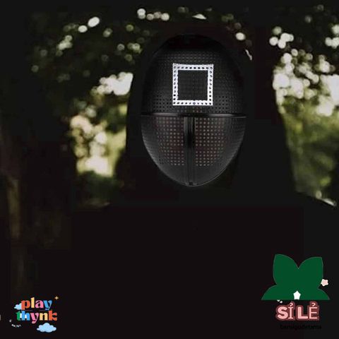 Bộ 3 Mặt Nạ Halloween Trò Chơi Con Mực - Hình Vuông, Hình Tròn, Hình Tam Giác - Phụ Kiện Cosplay Độc Đáo