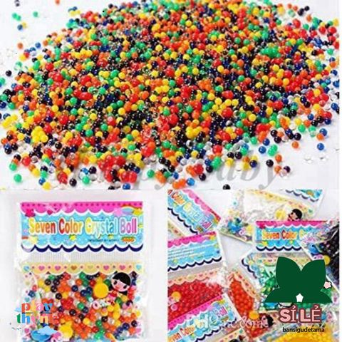 Bộ 15 Bóng Hydrogel Pha Lê Dành Cho Trẻ Em - Hạt Nở Chống Sốc, Đồ Chơi Nước An Toàn 6-7mm, 7-8mm, 9-11mm