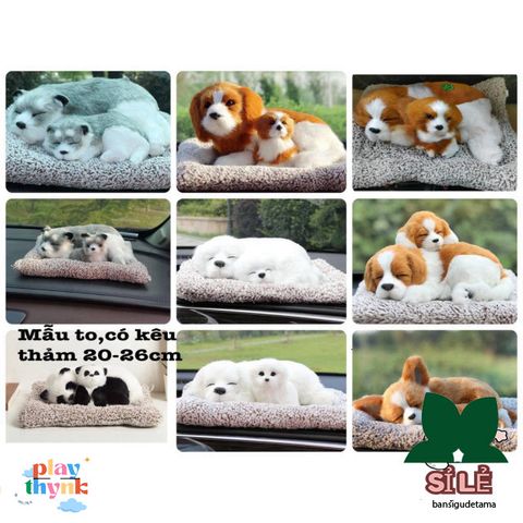 Thú Bông Khử Mùi Than Hoạt Tính - Đồ Trang Trí Ô Tô, Phòng Ngủ & Bàn Làm Việc Cho Thú Cưng 24x20cm