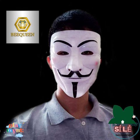 Mặt Nạ Hacker Độc Đáo - Biểu Tượng Anonymous Trang Trí Hóa Trang cho Trẻ Em - Phụ Kiện Thú Vị trong Tiệc Tùng và Lễ Hội