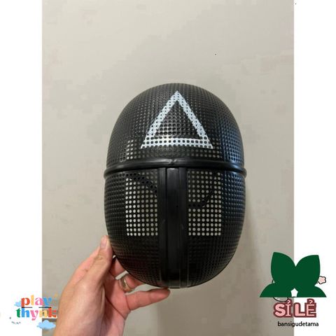 Mặt Nạ Cosplay Trò Chơi Con Mực - Mặt Nạ Hình Tam Giác & Vuông Cho Halloween và Tiệc Tùng, Quà Tặng Cho Fan Hâm Mộ