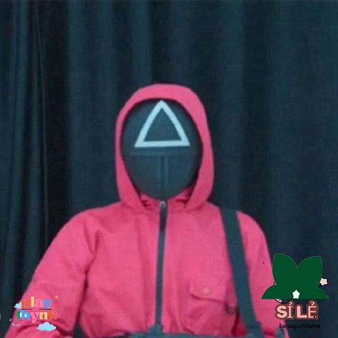 Mặt Nạ Cosplay Trò Chơi Mực - Mặt Nạ Vuông Đen ILLUSION LIMIT - Đạo Cụ Trang Phục Hàn Quốc cho Fan phim Giải Trí