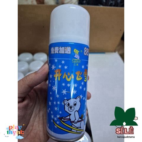 Set 10 Bình Xịt Bông Tuyết 210ml - Trang Trí Tiệc Giáng Sinh, Sinh Nhật & Dịp Lễ Vui Vẻ
