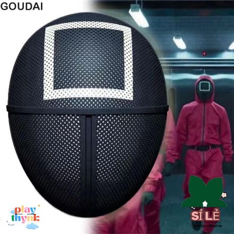 Mặt Nạ Cosplay Squid Game - Đạo Cụ Trò Chơi Con Mực Cho Lễ Hội Hóa Trang & Bữa Tiệc Vui Nhộn - Phụ Kiện Thời Trang Hàn Quốc