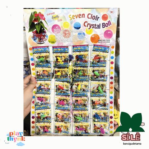 Bộ 24 Túi Thú Cưng Dễ Thương Kèm Hạt Nở Trong Nước - Hạt Tinh Thể Vui Nhộn Cho Trẻ Em - MIPO Shop