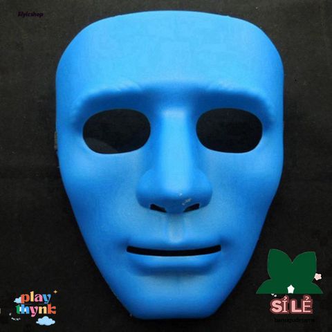 Mặt Nạ Cosplay Jabbawockeez Xanh Dương - Phong Cách Hiphop Độc Đáo Cho Halloween và Lễ Hội Hóa Trang