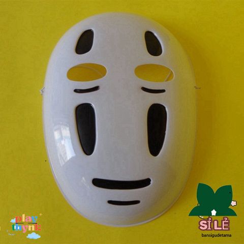 Mặt Nạ Hóa Trang Vô Diện - Cosplay Nhân Vật Huyền Bí Anime, Phụ Kiện Đen Tím Thời Trang Party