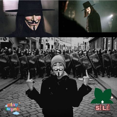 Mặt Nạ Halloween V for Vendetta - Đạo Cụ Cosplay Thú Vị, Phụ Kiện Thời Trang Cho Bữa Tiệc Halloween