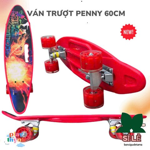Ván Trượt Penny Người Nhện 60cm - Ván Trượt Thể Thao Cho Trẻ Em, Chống Trơn Trượt, Chất Liệu Bền, Phát Triển Sức Khỏe
