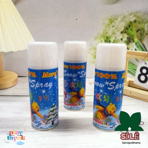 Bình Xịt Tuyết Trắng 280ml - Trang Trí Tiệc Sinh Nhật Độc Đáo, Bánh Kem Cao Cấp, Sự Kiện Lễ Kỷ Niệm