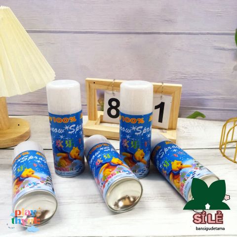 Bình Xịt Tuyết Trắng 280ml - Trang Trí Tiệc Sinh Nhật Độc Đáo, Bánh Kem Cao Cấp, Sự Kiện Lễ Kỷ Niệm