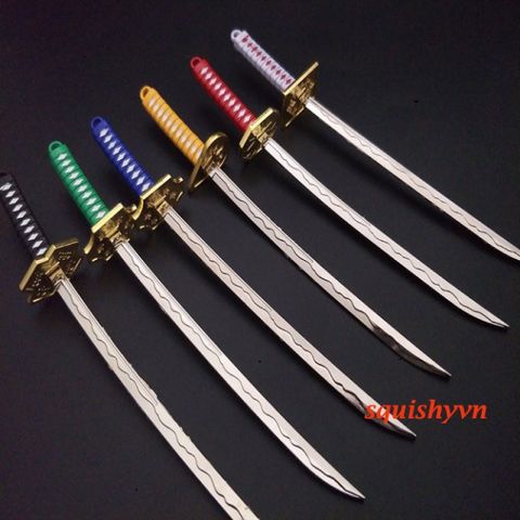 Móc Khóa Katana Zoro One Piece - Phụ Kiện Thời Trang Huyền Thoại Anime Nhật Bản, Quà Tặng Fan Đặc Biệt