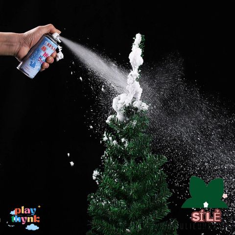 Bình Xịt Tuyết Trang Trí Noel 210ml - Tạo Tuyết Thật Đơn Giản Cho Cây Thông, Tiệc Sinh Nhật, Sự Kiện Lãng Mạn