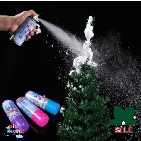 Xịt Tuyết Trang Trí 210ml - Biến Cây Thông Giáng Sinh Thành Kỳ Quan Tuyết Trắng Cho Lễ Hội, Party, Khách Sạn
