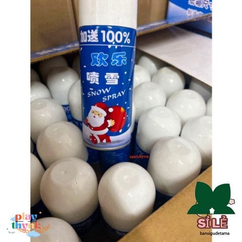 Bình Xịt Tuyết Giáng Sinh TTTM - Tuyết Nhân Tạo Trang Trí Kính & Cây Thông Noel - Phụ Kiện Không Tan Cho Ngày Lễ Ấm Áp
