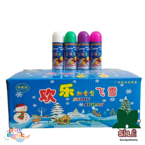 Bình Xịt Tuyết Giáng Sinh TTTM - Tuyết Nhân Tạo Trang Trí Kính & Cây Thông Noel - Phụ Kiện Không Tan Cho Ngày Lễ Ấm Áp