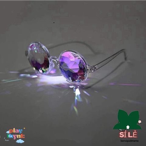Kính Vạn Hoa Kaleidoscope Chống Tia UV - Kính Râm Thời Trang Hàn Quốc Cho Tiệc Tùng và Bãi Biển