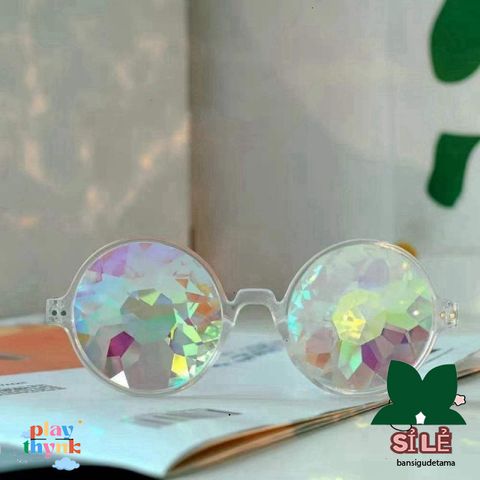 Kính Vạn Hoa Kaleidoscope Chống Tia UV - Kính Râm Thời Trang Hàn Quốc Cho Tiệc Tùng và Bãi Biển