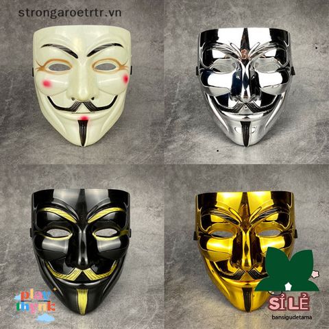 Mặt Nạ Giả Lập Vendetta Strongaroetr - Phụ Kiện Cosplay Halloween cho Người Lớn và Trẻ Em - Quà Tặng Độc Đáo
