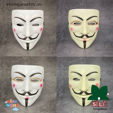 Mặt Nạ Giả Lập Vendetta Strongaroetr - Phụ Kiện Cosplay Halloween cho Người Lớn và Trẻ Em - Quà Tặng Độc Đáo