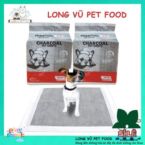 Miếng Lót Vệ Sinh Charcoal cho Chó Mèo - Giải Pháp Sạch Sẽ và Tiện Lợi cho Thú Cưng - S & M Kích Thước