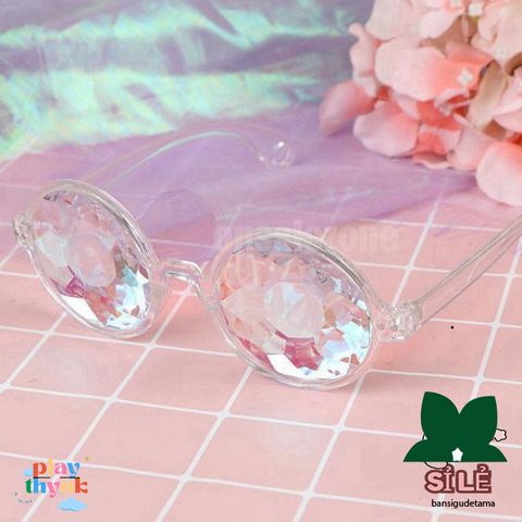 Kính Vạn Hoa Unisex Tròn - Kính Mát Độc Đáo Phong Cách Hàn Quốc, Chất Lượng Cao, Nhiều Màu Sắc