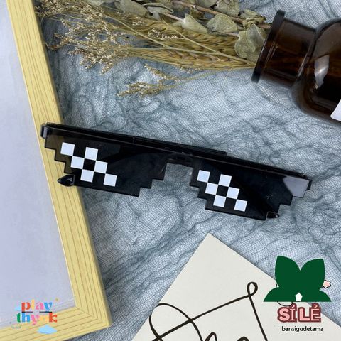 Kính Râm Cosplay Unisex Thấu Kính Khảm Vui Nhộn - Phong Cách Độc Đáo Cho Nam Nữ, Món Quà Tuyệt Vời Cho Game Thủ và Fan Biểu Diễn