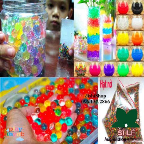 Gói 5000 Viên Hạt Nở Màu Sắc Trang Trí Nhà Cửa - Hạt Nở Siêu Đẹp Cho Tiểu Cảnh Sống Động